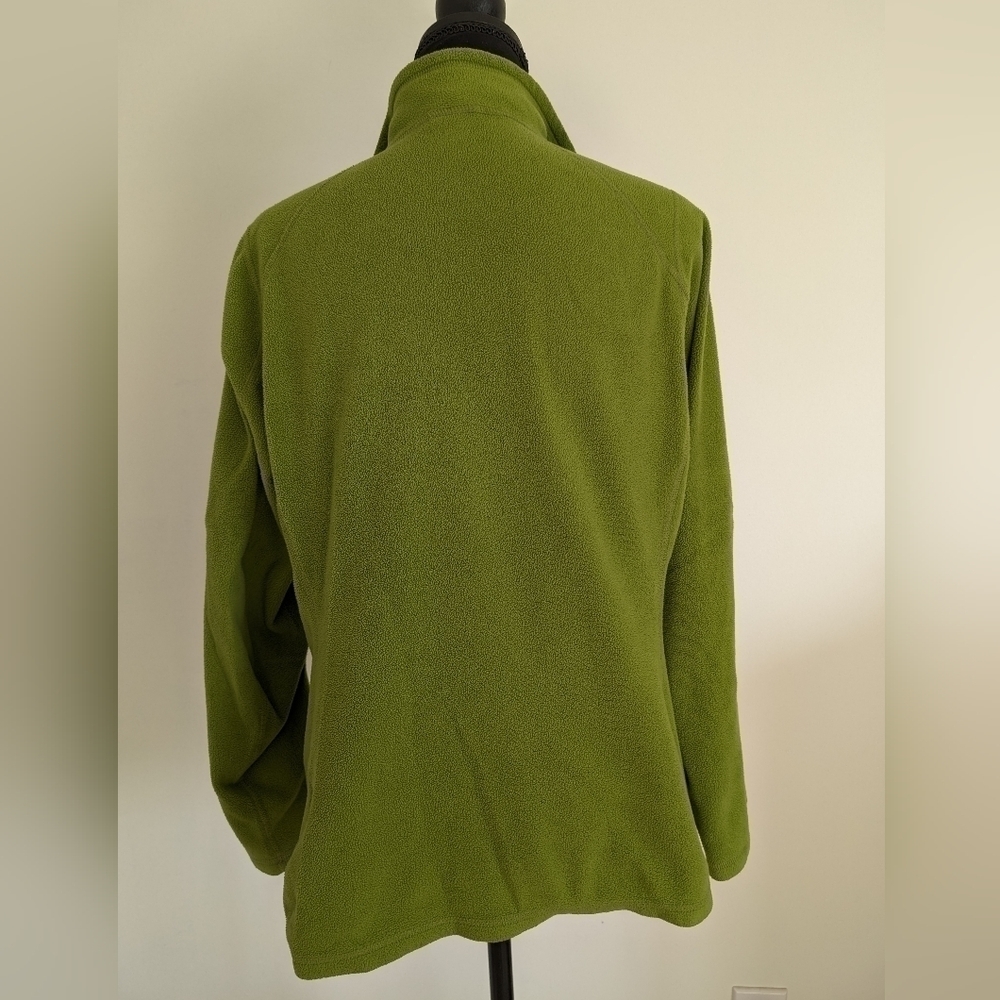 The North Face Women's Polartec 1/4 Zip Fleece Pullover Size Medium Green - Picture 3 of 11